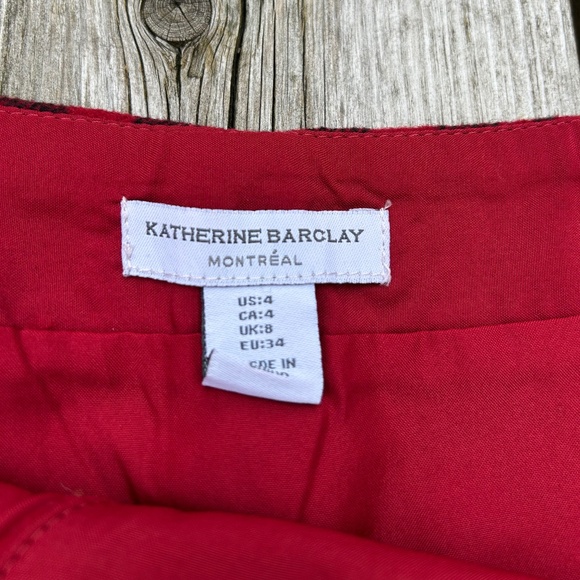 Katherine Barclay⎪Plaid Asymmetrical Mini Skirt - Picture 6 of 8